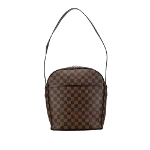 Brown Canvas Louis Vuitton Damier Ebene Ipanema