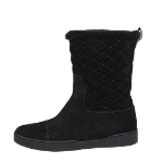 Black Suede Louis Vuitton Boots