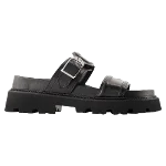 Black Leather Zadig & Voltaire Sandals