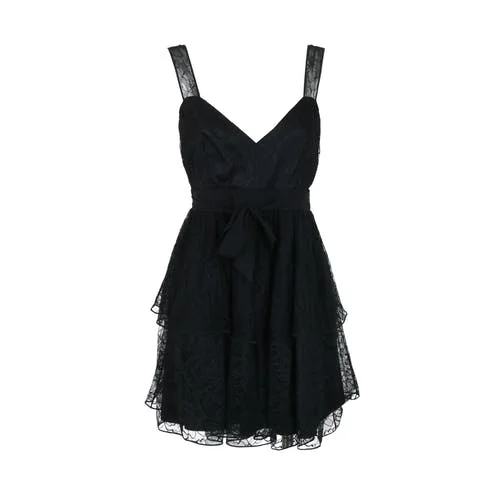 Black Polyester Dior Dress