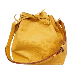 Yellow Leather Louis Vuitton Petit Noe