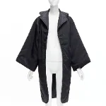 Black Nylon Yohji Yamamoto Coat