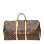 Brown Canvas Louis Vuitton Keepall