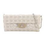 Beige Fabric Chanel Travel Line