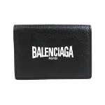 Black Leather Balenciaga Wallet