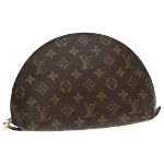 Brown Canvas Louis Vuitton Key Pouch