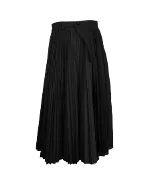 Black Polyester SACAI Skirt