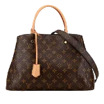 Brown Canvas Louis Vuitton Montaigne