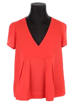 Red Polyester Claudie Pierlot Top