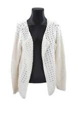 White Cotton Des petits hauts Cardigan