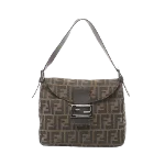 Brown Canvas Fendi Baguette Mamma