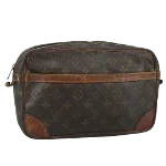 Brown Canvas Louis Vuitton Marly Dragonne