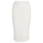 White Cotton Victoria Beckham Skirt