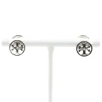 Silver Metal Tory Burch Earring