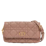 Pink Leather Dior Cosmetic Pouch