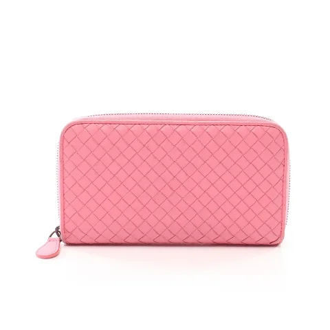 Pink Leather Bottega Veneta Wallet