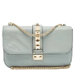 Blue Leather Valentino Crossbody Bag