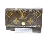 Brown Canvas Louis Vuitton Key Holder