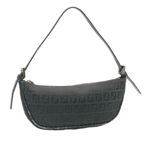 Black Canvas Fendi Handbag