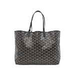 Black Fabric Goyard St Louis Tote