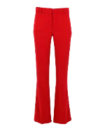 Red Viscose Emilio Pucci Pants