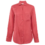 Red Linen Loro Piana Shirt