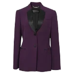 Purple Wool Versace Blazer