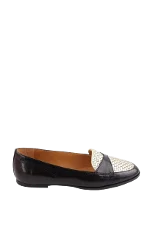 Black Leather Des petits hauts Flats