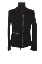 Black Fabric IRO Jacket