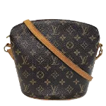 Brown Canvas Louis Vuitton Drouot