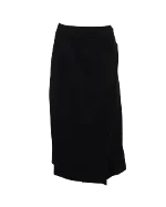 Black Polyester Theory Skirt