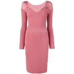 Pink Linen Alaïa Dress