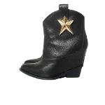 Black Leather Giuseppe Zanotti Boots