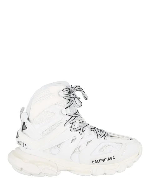 White Fabric Balenciaga Sneakers