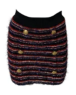 Multicolor Nylon Balmain Skirt