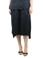 Black Fabric Joseph Skirt