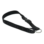 Black Nylon Chanel Shoulder Strap