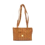 Brown Coated canvas MCM Tote