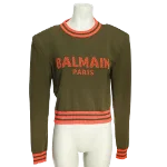 Green Cashmere Balmain Sweater