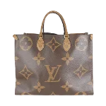 Brown Canvas Louis Vuitton Onthego