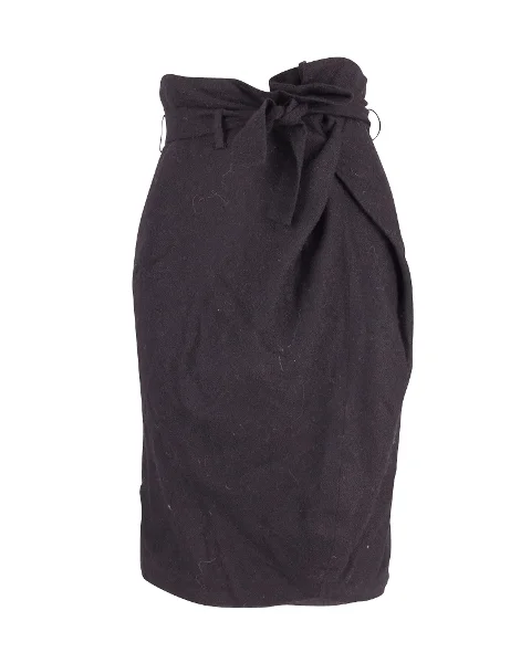 Black Wool Max Mara Skirt