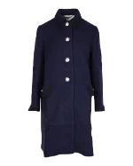 Navy Wool Miu Miu Coat