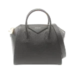 Black Leather Givenchy Handbag