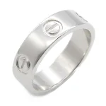 Silver White Gold Cartier Ring