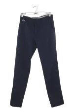 Blue Polyester Lacoste Pants