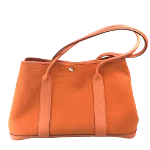 Orange Leather Hermès Shoulder Bag