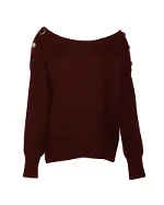 Burgundy Wool Veronica Beard Sweater