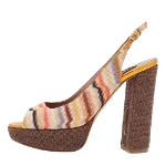 Multicolor Fabric Missoni Sandals