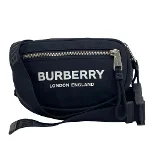 Black Fabric Burberry Crossbody Bag