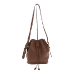 Brown Leather Coach Shoulder Bag